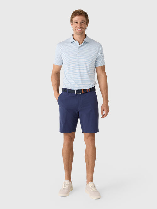 Johnnie-O Men's Seymour Stripe Performance Featherweight Polo