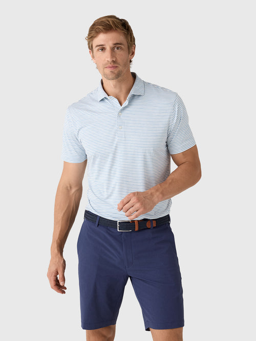 Johnnie-O Men's Seymour Stripe Performance Featherweight Polo