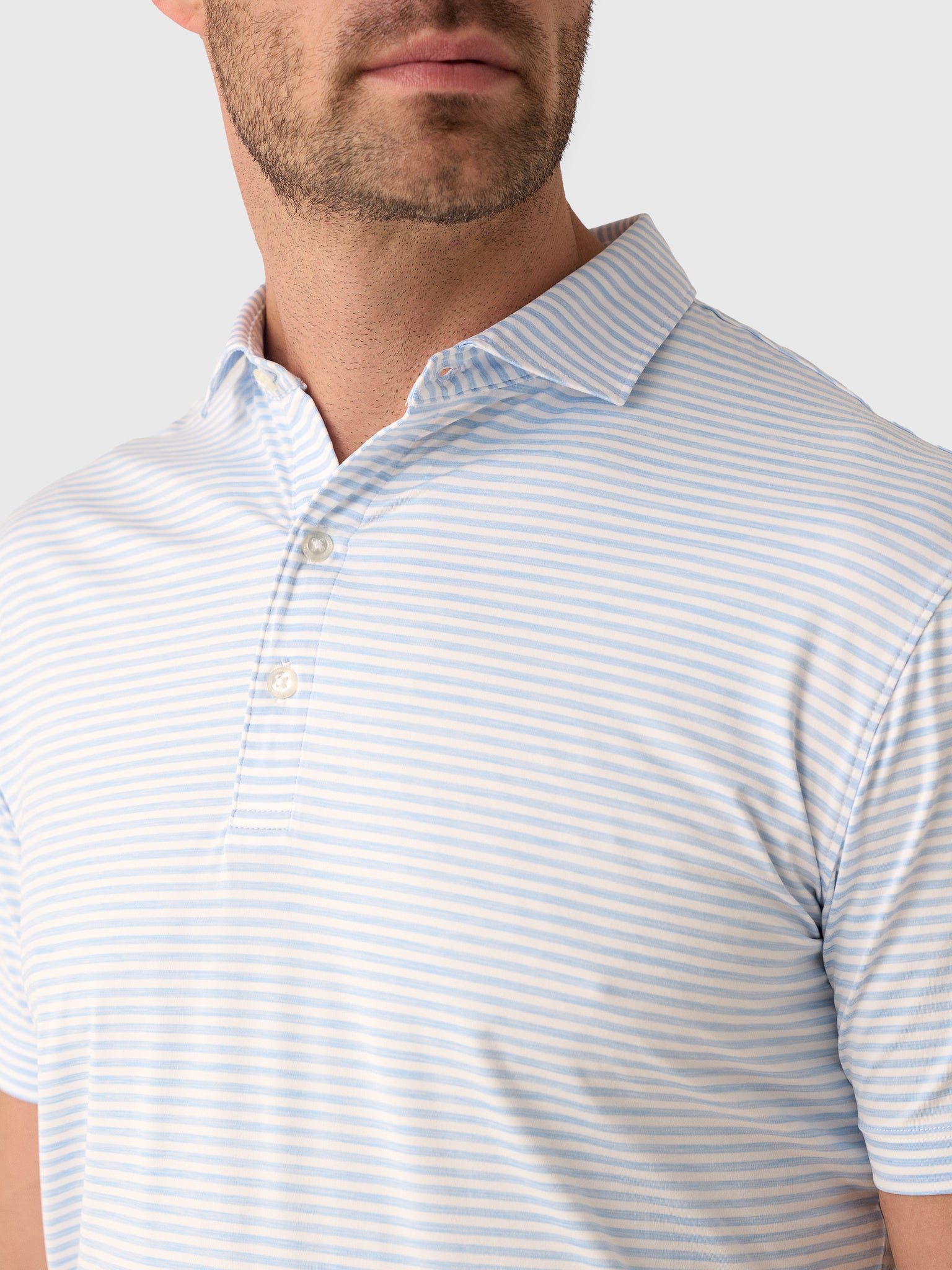 Johnnie-O Men's Seymour Featherweight Performance Polo - Saint Bernard