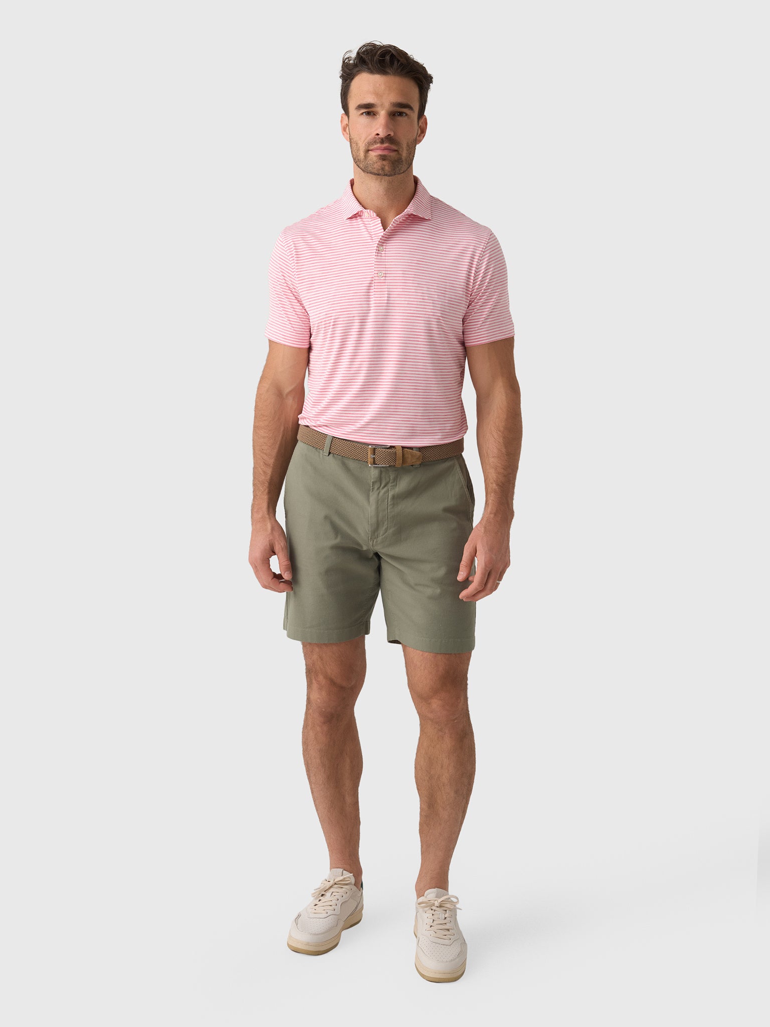 Johnnie-O Men's Seymour Featherweight Performance Polo - Saint Bernard