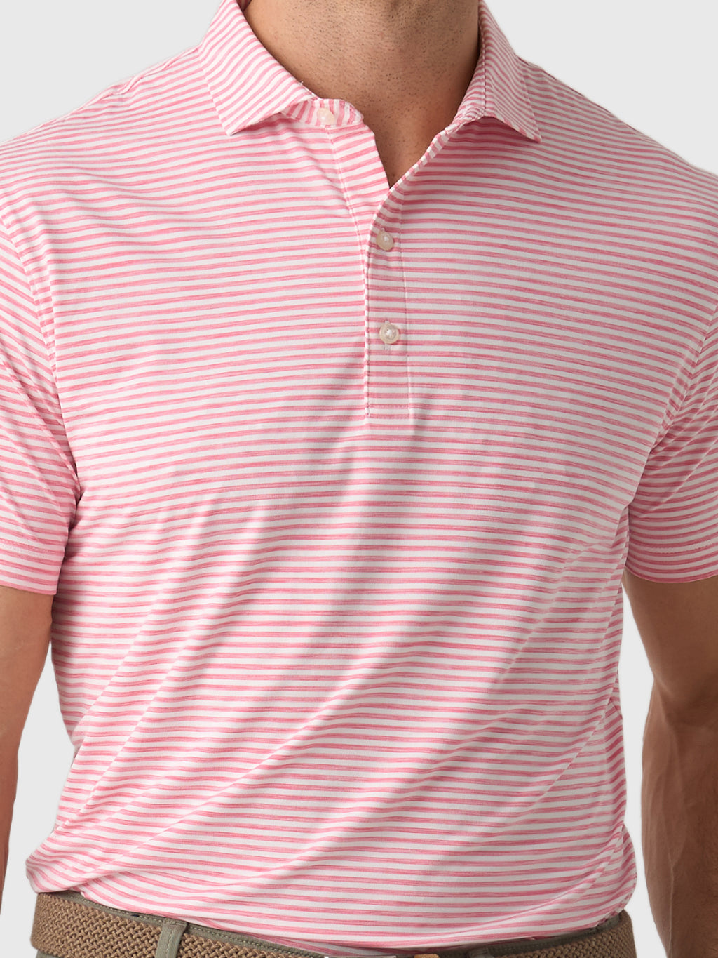 Johnnie-O Men's Seymour Featherweight Performance Polo - Saint Bernard