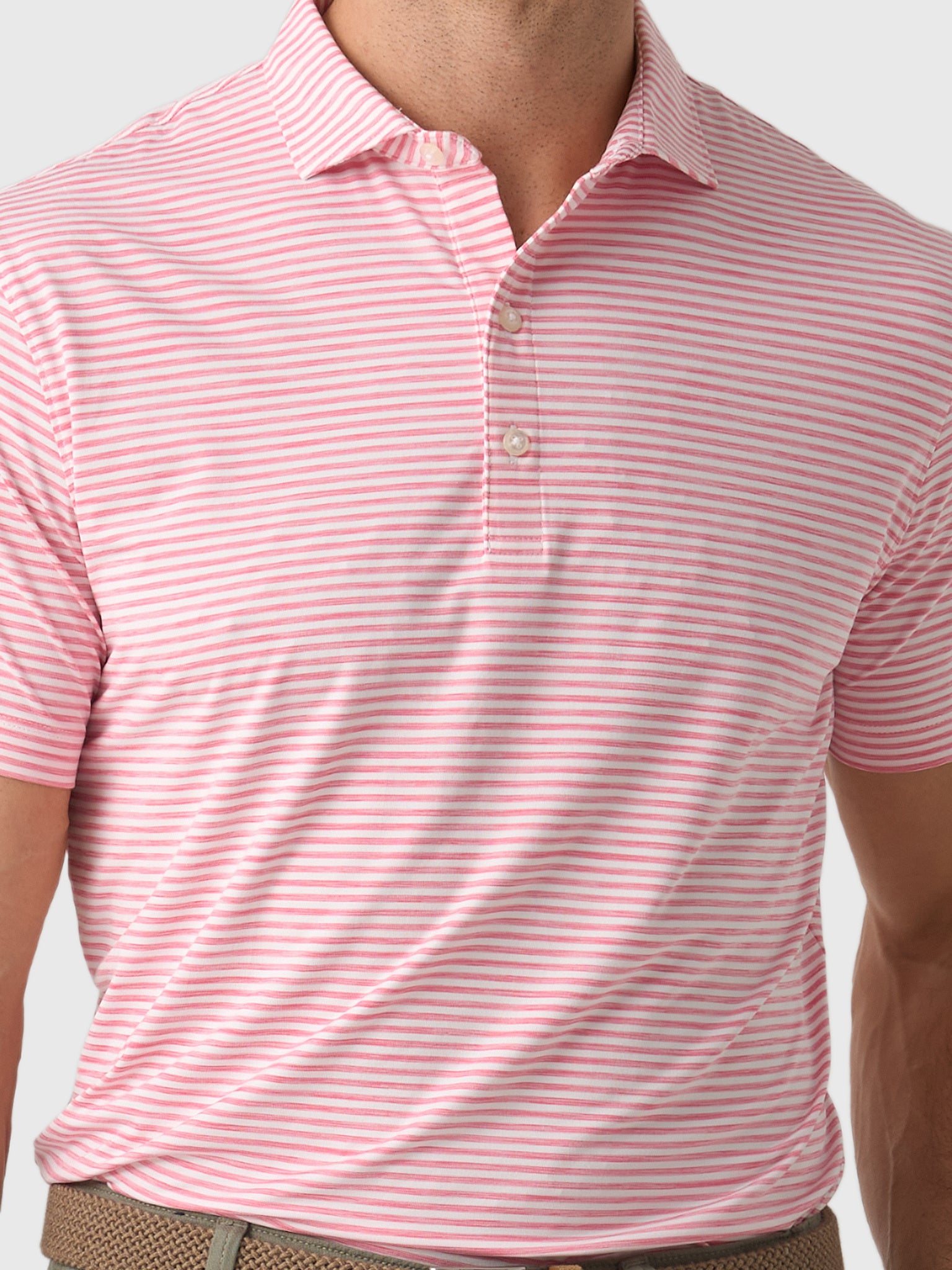 Johnnie-O Men's Seymour Featherweight Performance Polo - Saint Bernard