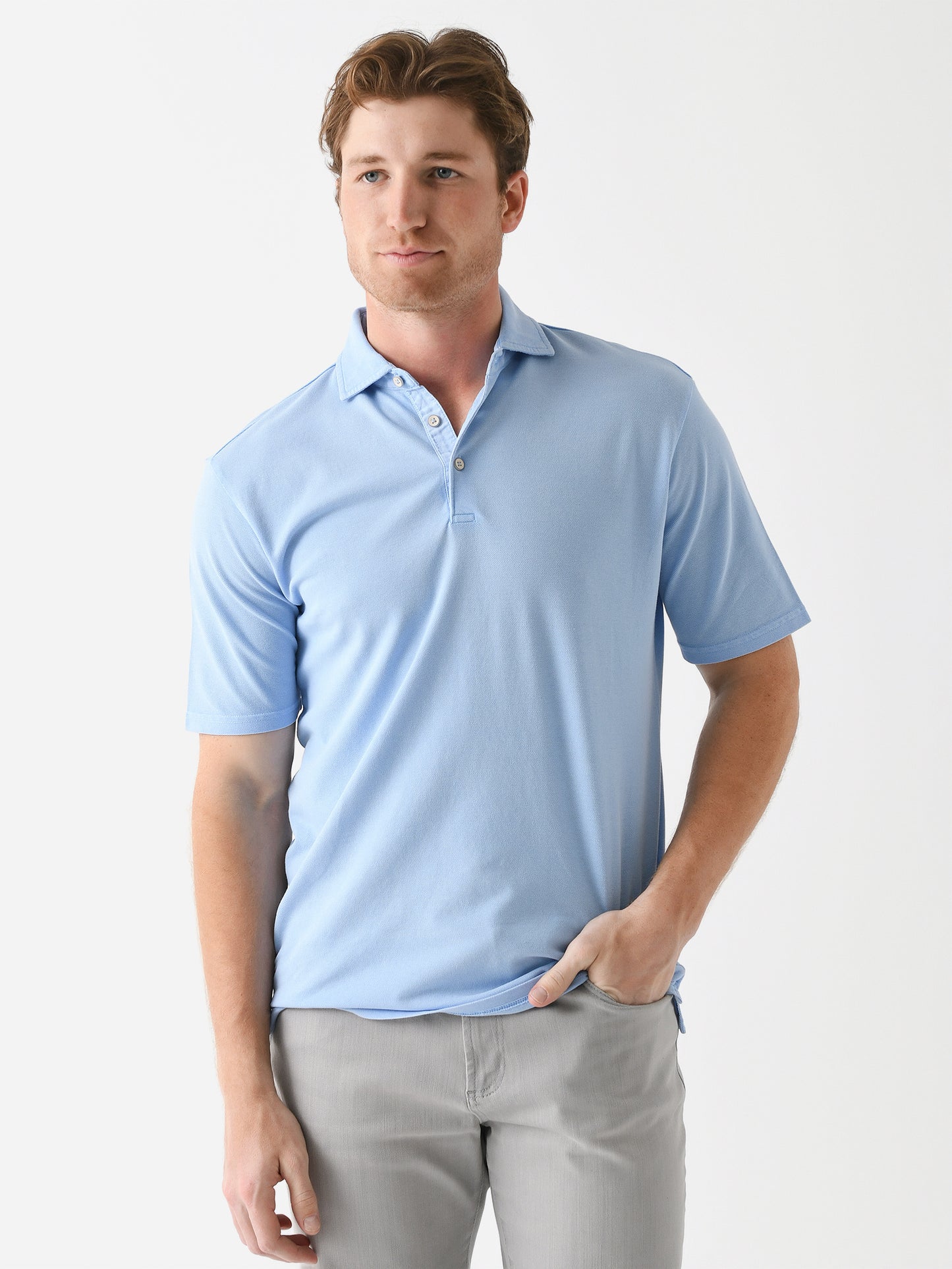 Johnnie-O Men's Shoreline Piqué Polo - Saint Bernard