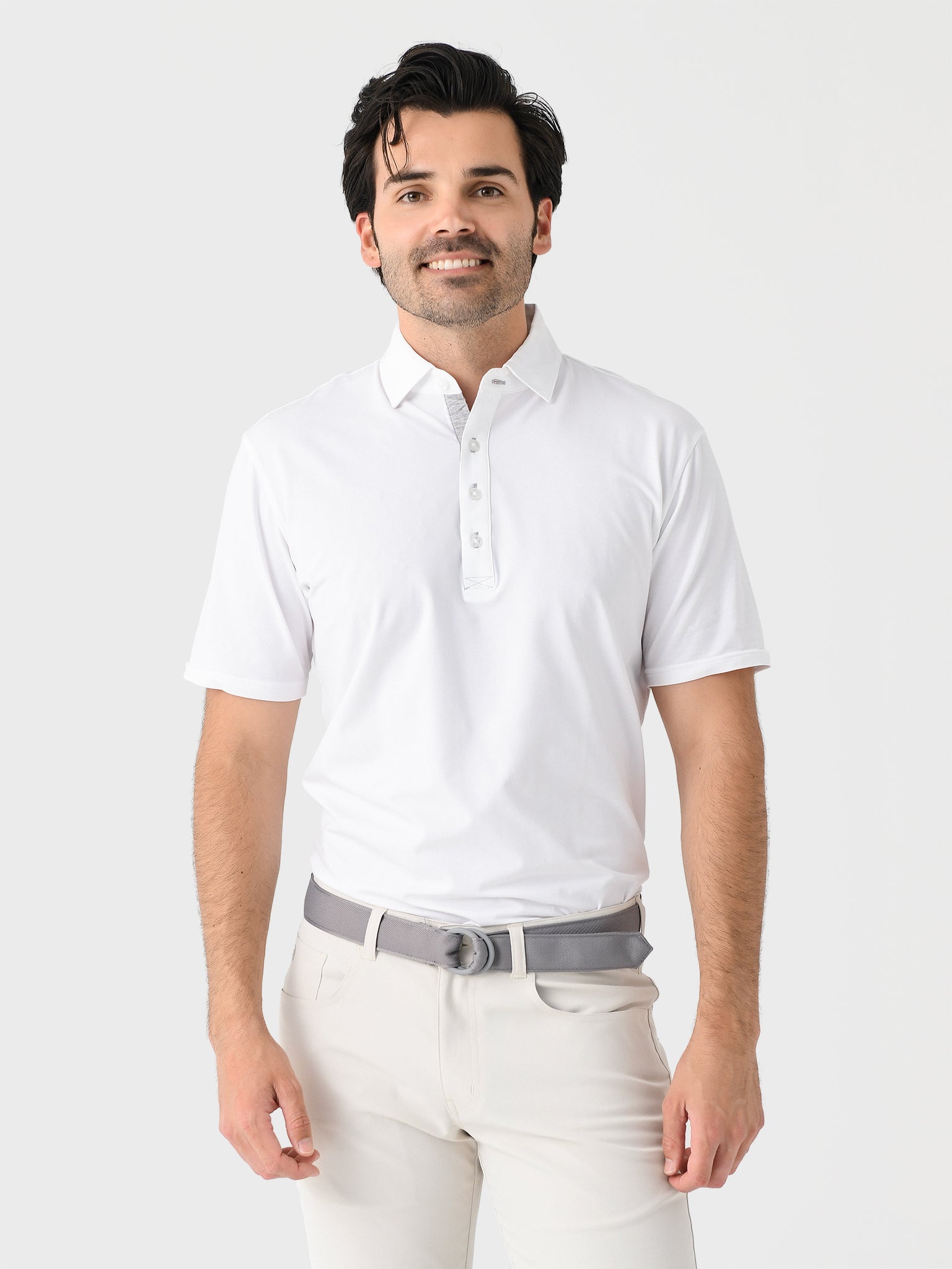 Johnnie-O Men's Linxter Cotton Blend Performance Polo - Saint Bernard