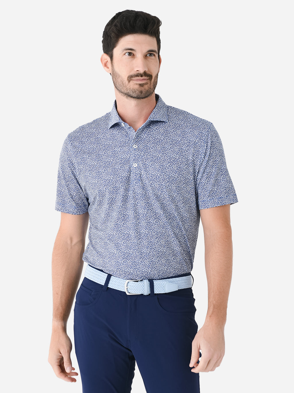 Johnnie-O Men's Baylor Prep-Formance Polo - Saint Bernard