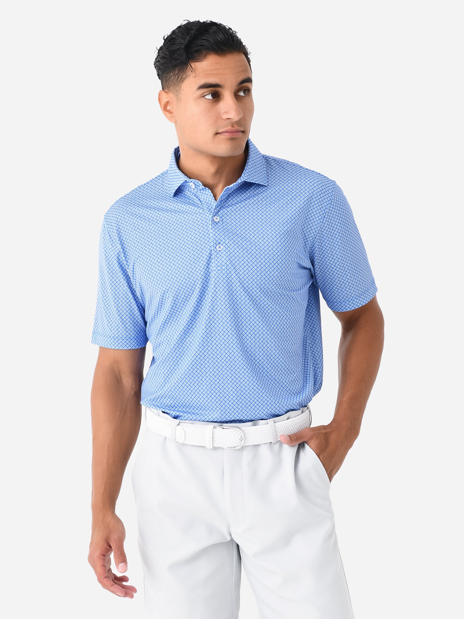 Johnnie-O Men's Wilfred Prep-Formance Polo - Saint Bernard