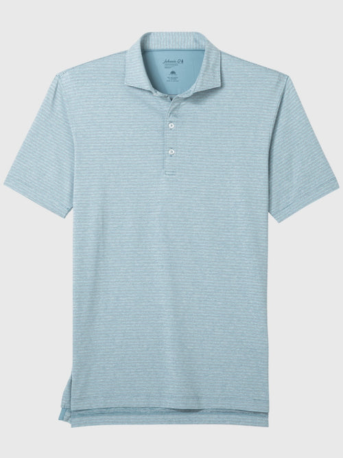 Johnnie-O Men's Michael Stripe Performance Jersey Polo