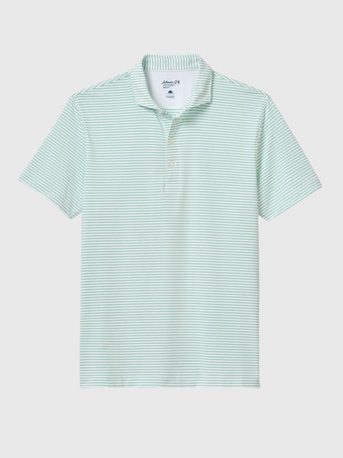 Johnnie-O Men's Michael Stripe Performance Jersey Polo