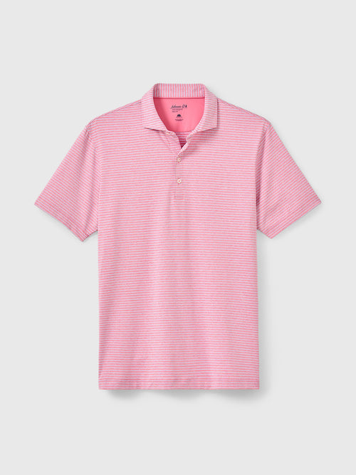 Johnnie-O Men's Michael Stripe Performance Jersey Polo