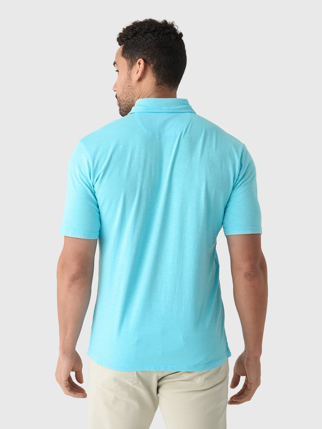 Johnnie-O Men's Coastal Wash Original 4-Button Polo - Saint Bernard