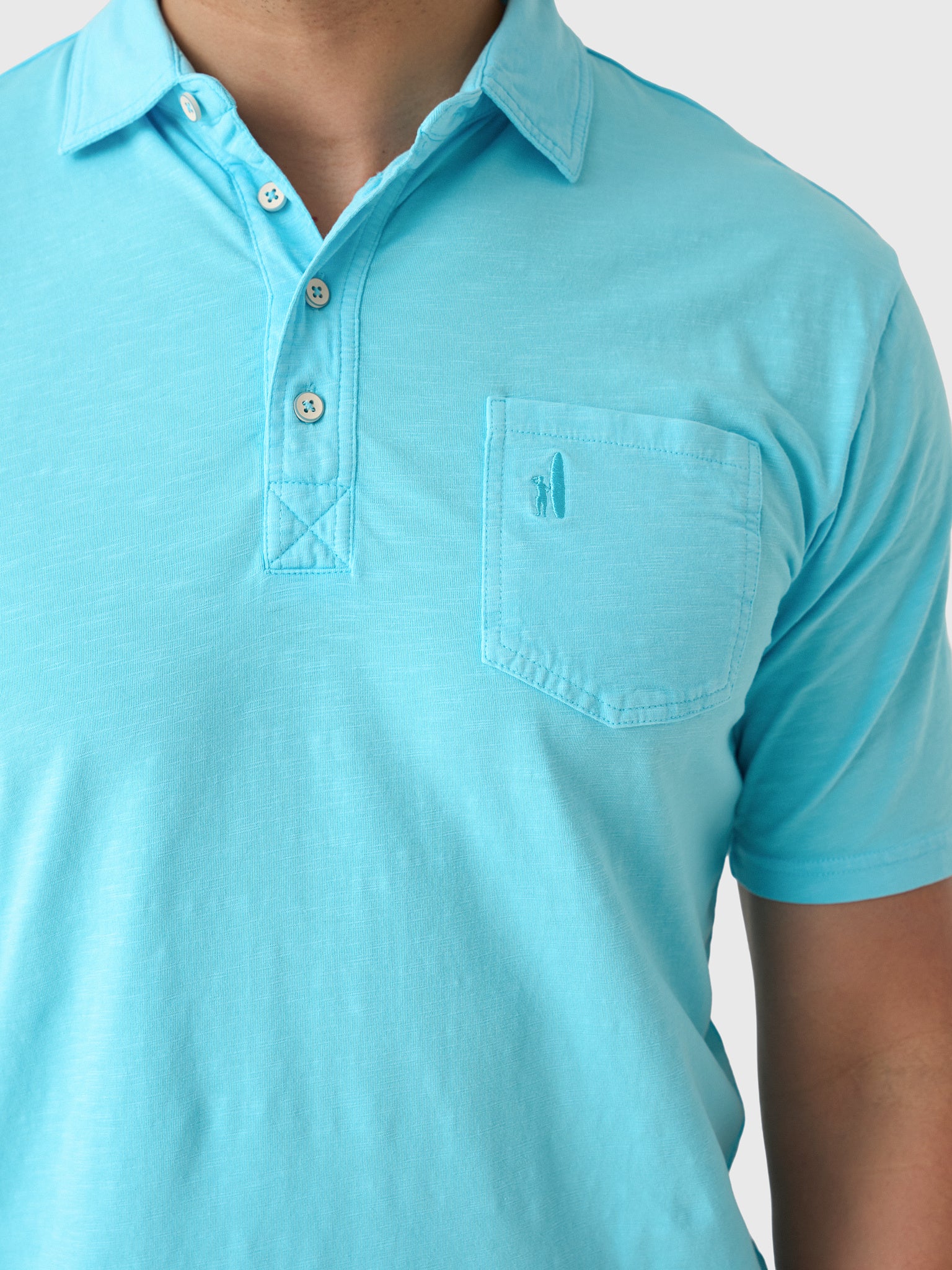 Johnnie-O Men's Coastal Wash Original 4-Button Polo - Saint Bernard