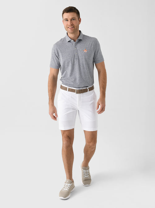 Johnnie-O Men's Houston Astros Clipper Striped Jersey Performance Polo