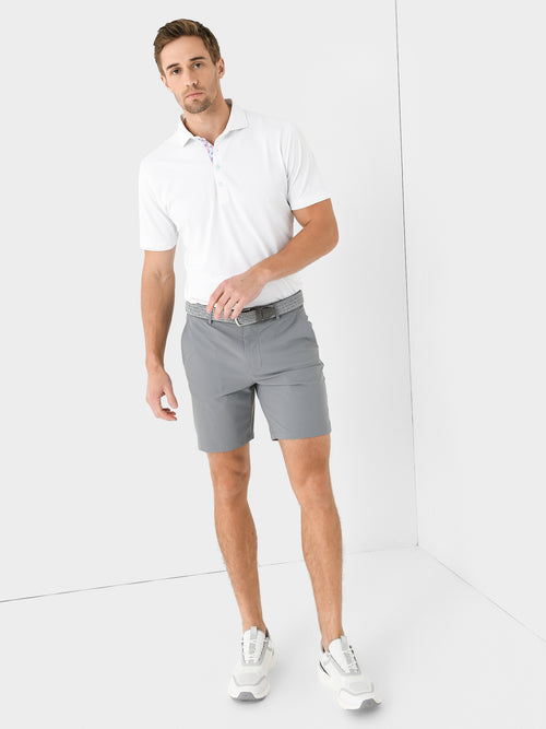 Johnnie-O Men's Seeley Solid Mesh Performance Polo