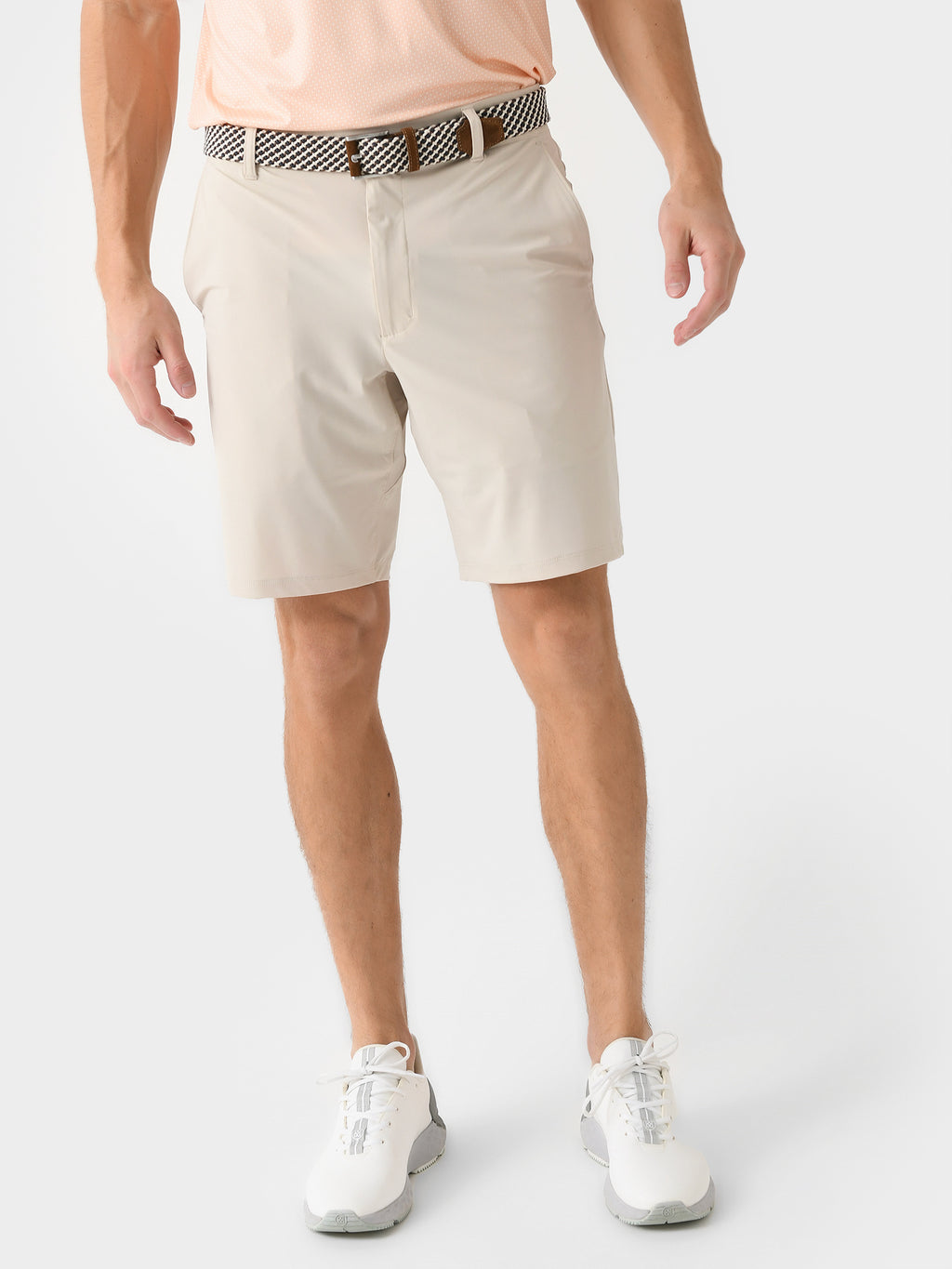 Johnnie-O Men's Fusionn Knit Performance Pull-On Short - Saint Bernard