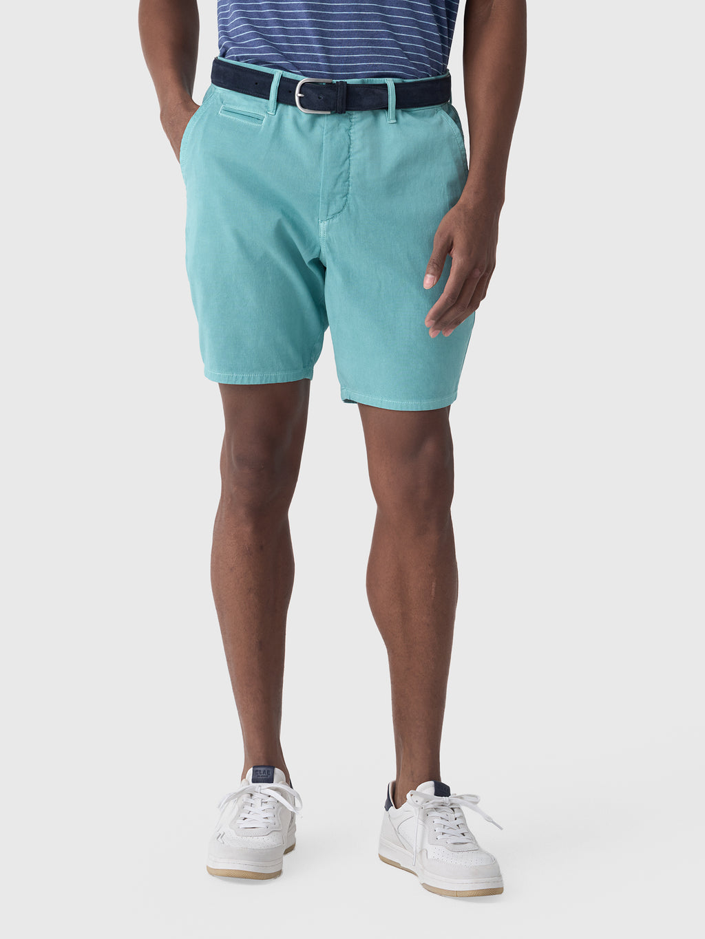 Johnnie-O Men's Nassau Cotton Blend Short - Saint Bernard