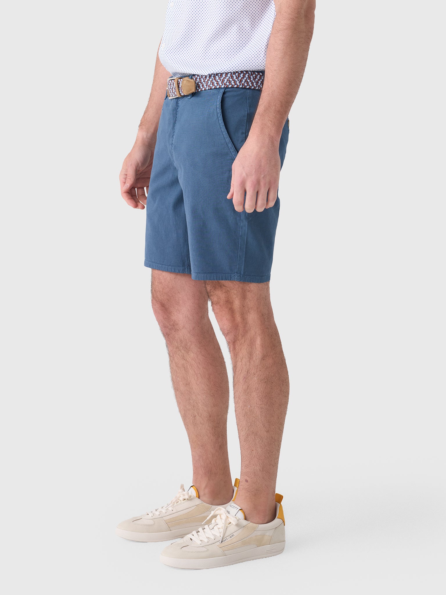 Johnnie-O Men's Nassau Cotton Blend Short - Saint Bernard
