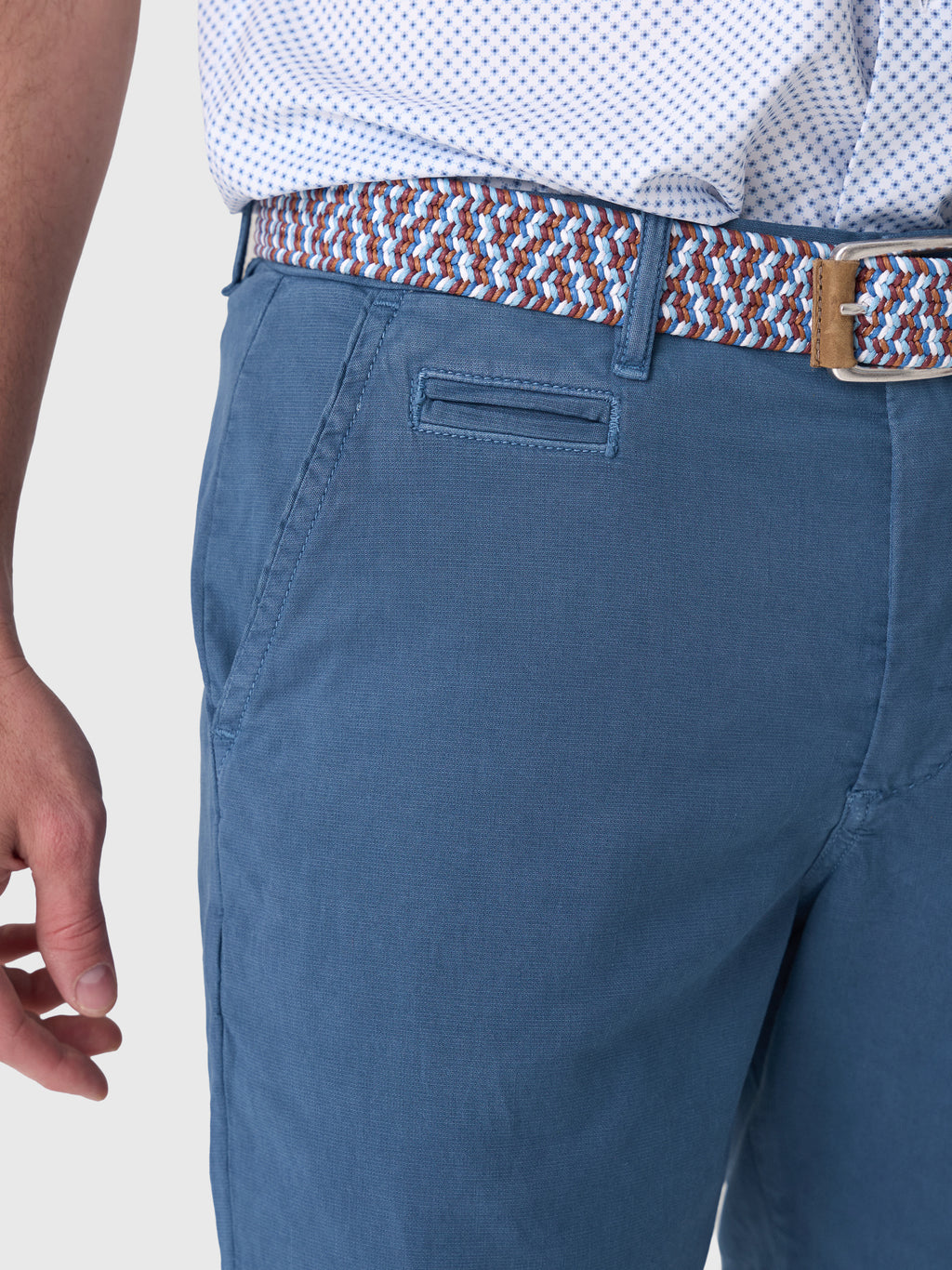 Johnnie-O Men's Nassau Cotton Blend Short - Saint Bernard