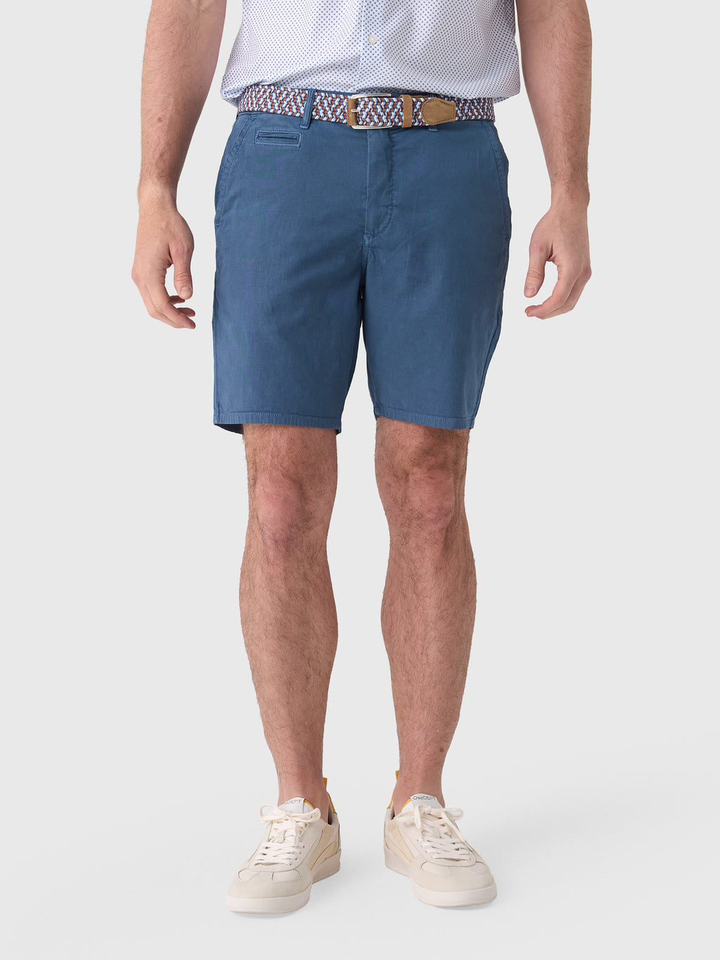 Johnnie-O Men's Nassau Cotton Blend Short - Saint Bernard