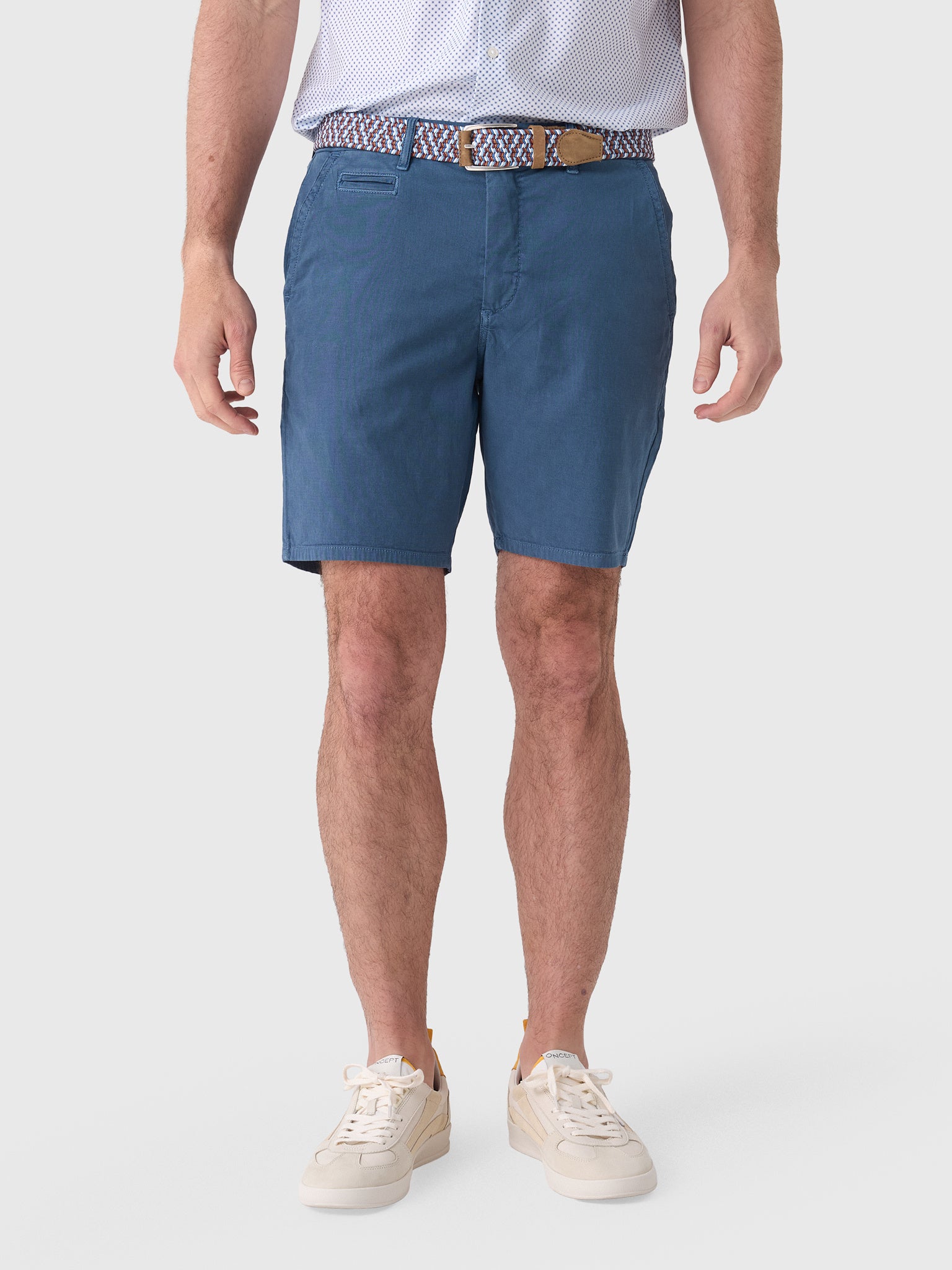 Johnnie-O Men's Nassau Cotton Blend Short - Saint Bernard