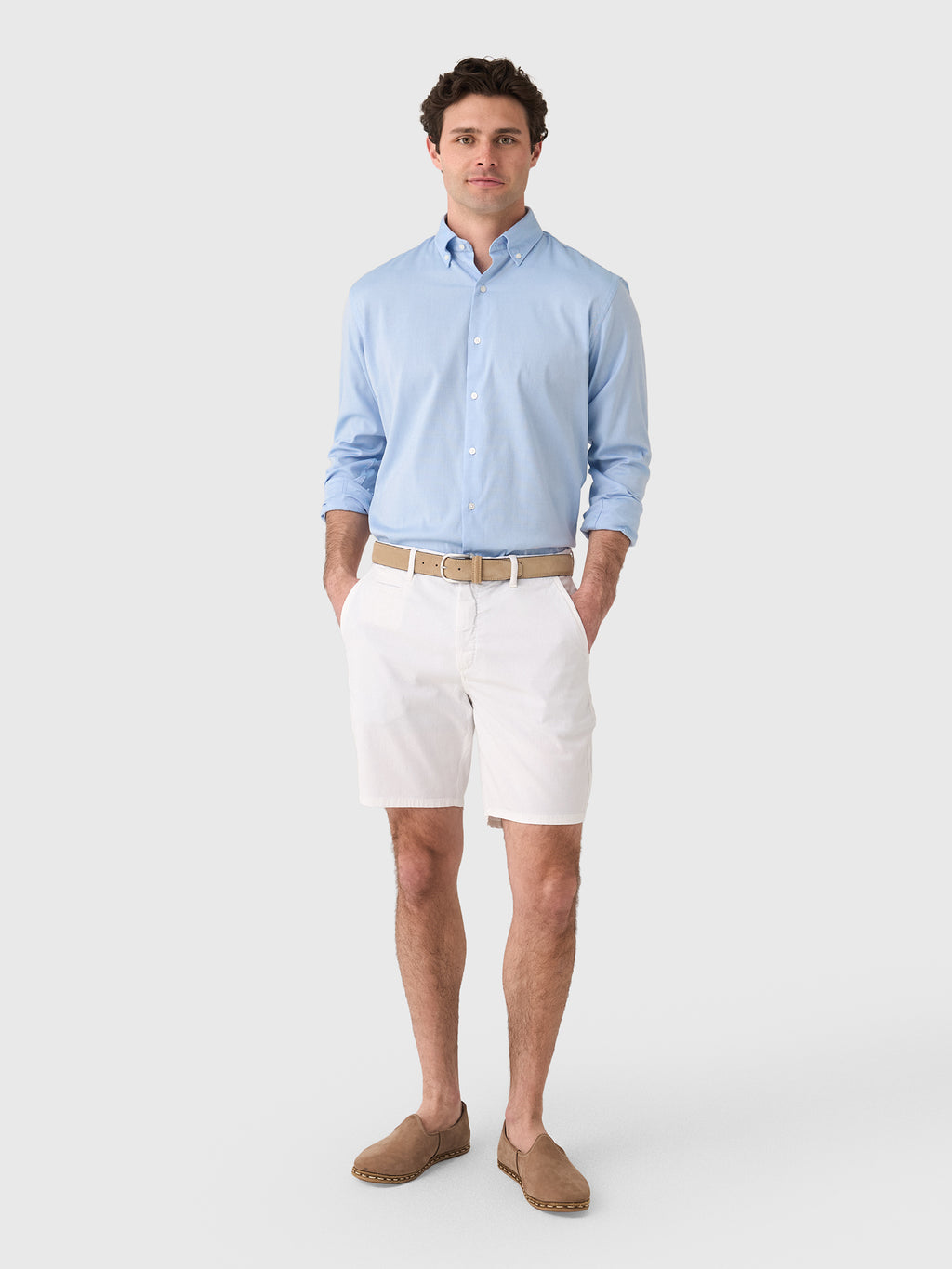 Johnnie-O Men's Nassau Cotton Blend Short - Saint Bernard