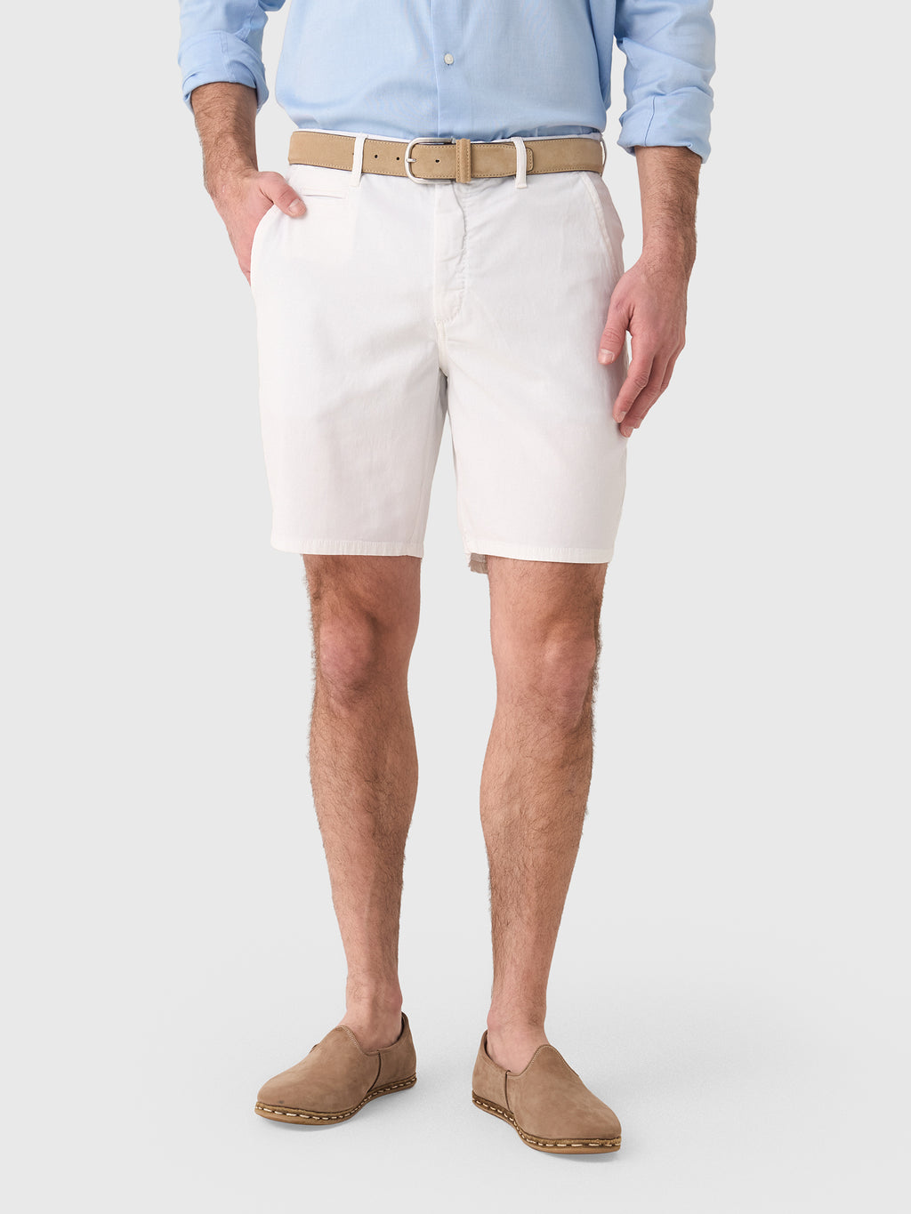 Johnnie-O Men's Nassau Cotton Blend Short - Saint Bernard