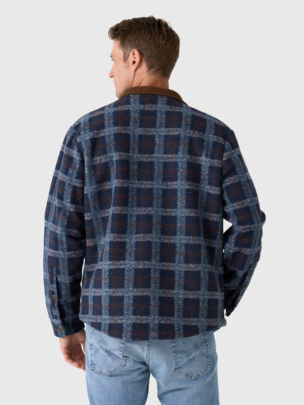 Johnnie-O Men's Sherpa Lined Shacket - Saint Bernard