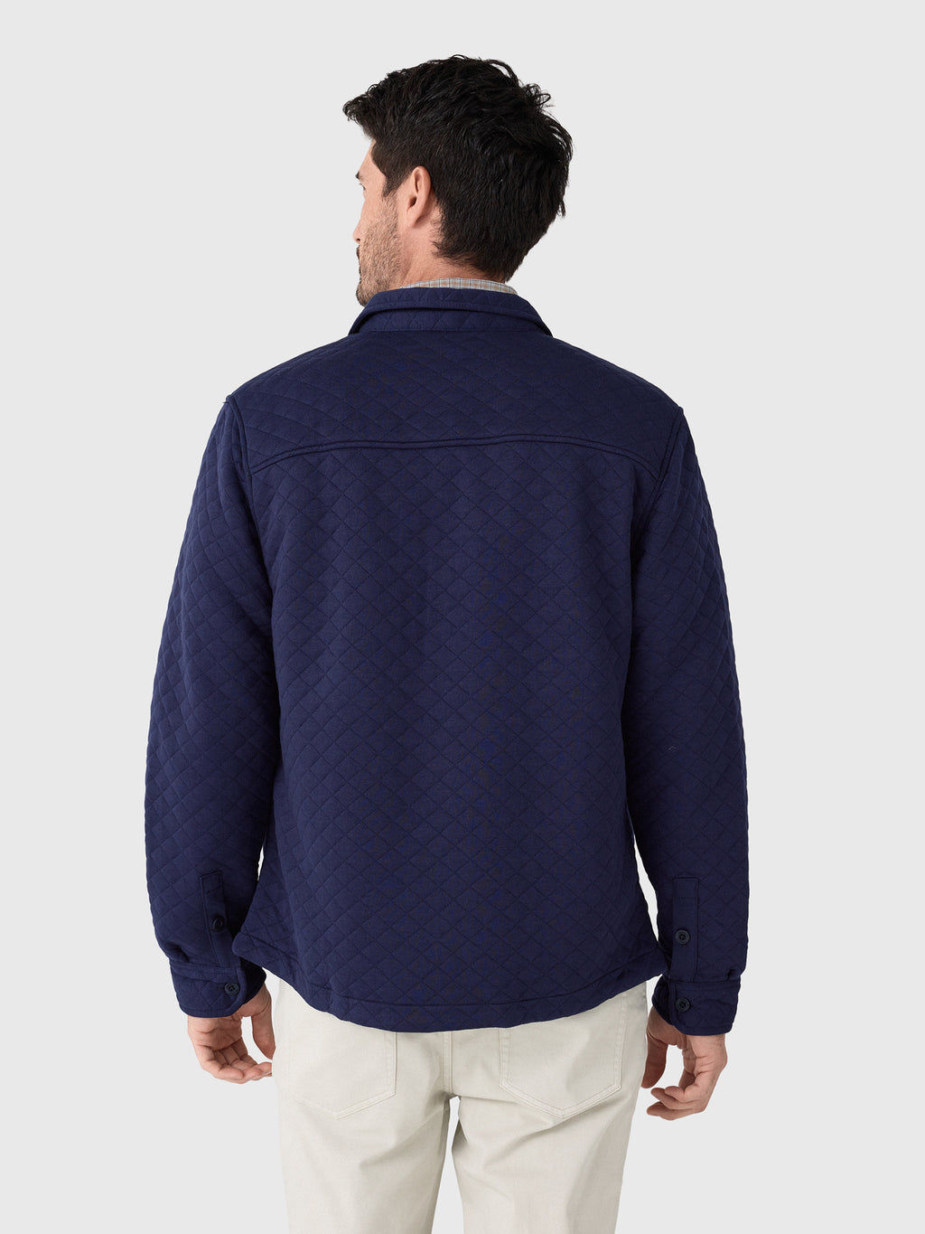 Johnnie-O Men's Stowe Quilt Shacket - Saint Bernard