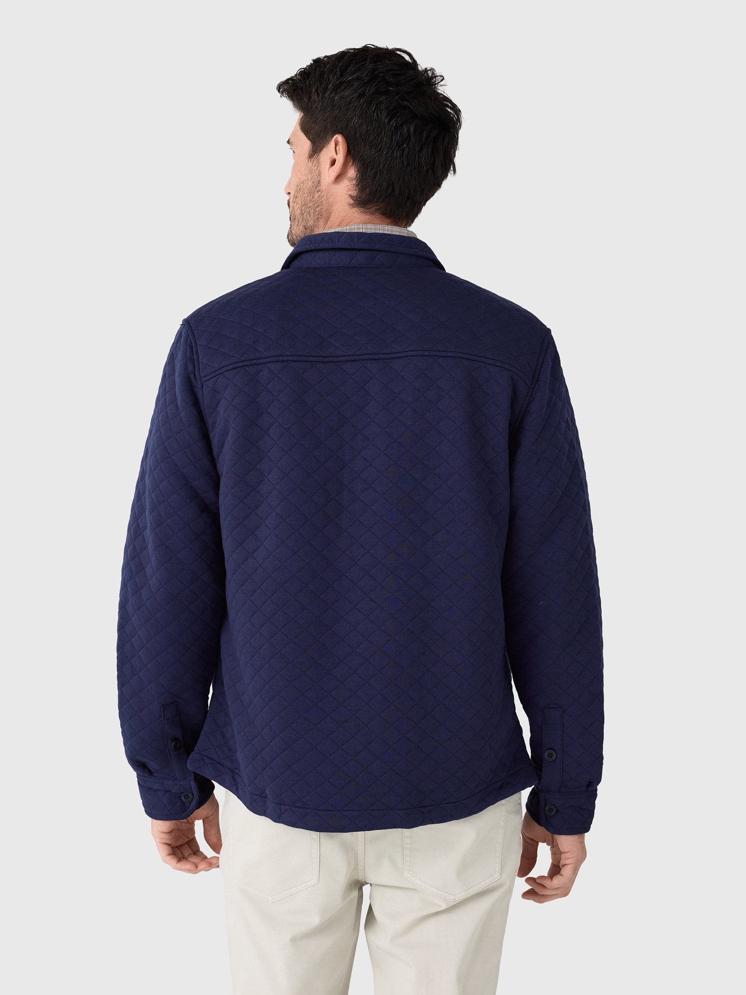 Johnnie-O Men's Stowe Quilt Shacket - Saint Bernard