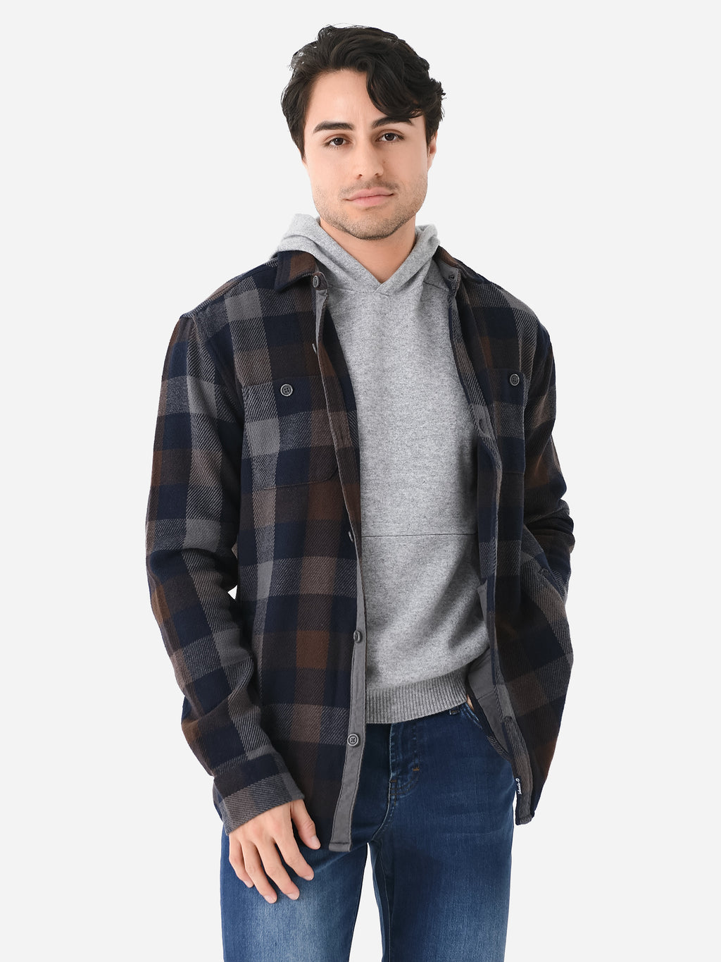 Johnnie-O Men's Mossell Shirt Jacket - Saint Bernard