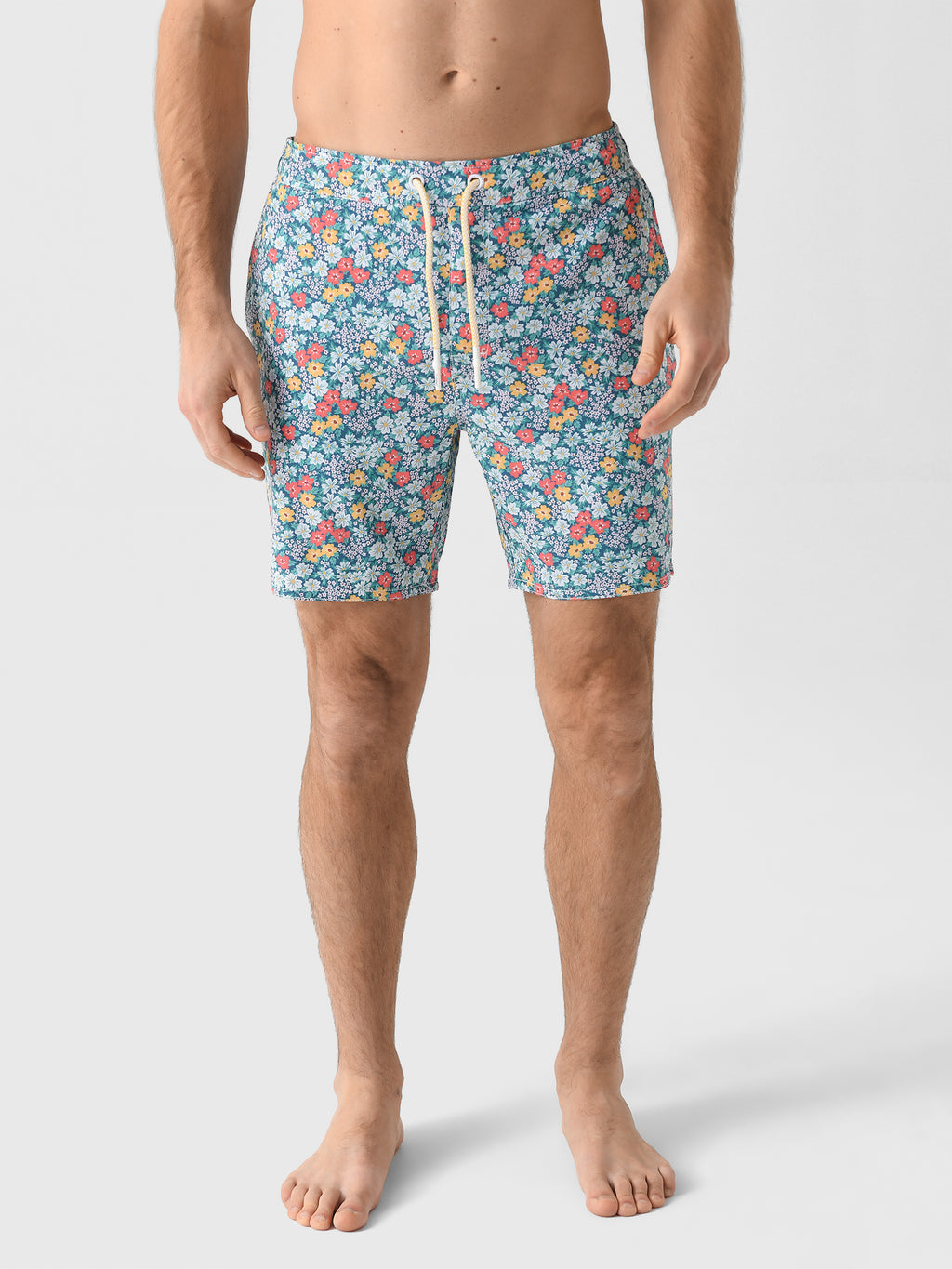 Johnnie-O Men's Secret Garden Swim Trunk - Saint Bernard
