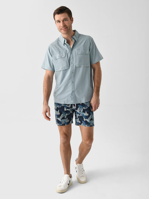 Johnnie-O Men's Shore Haven Swim Trunk
