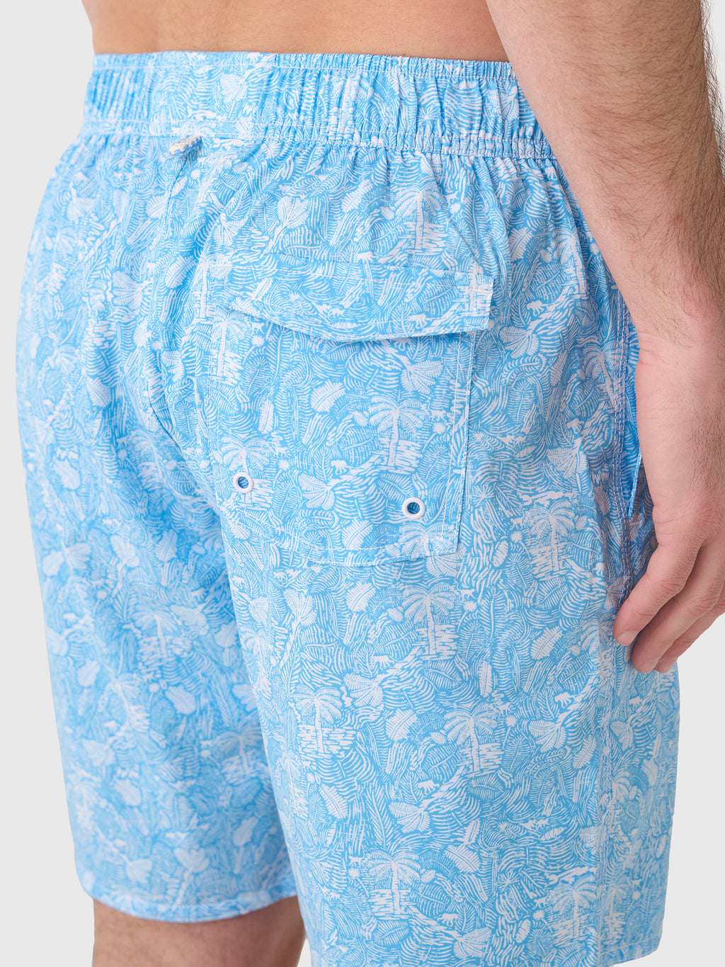 Johnnie-O Men's Swingin' Swim Trunk - Saint Bernard