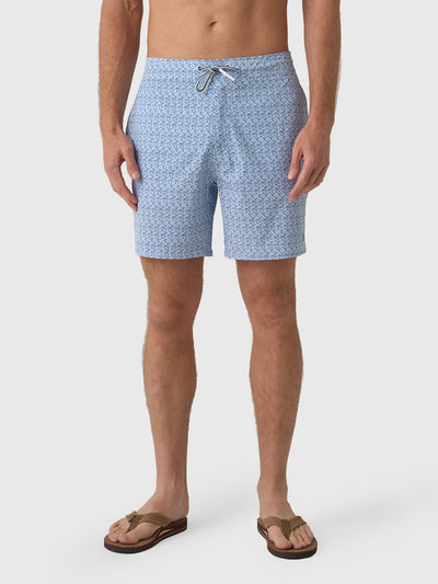 Johnnie-O Men's Barcelona Swim Trunk - Saint Bernard