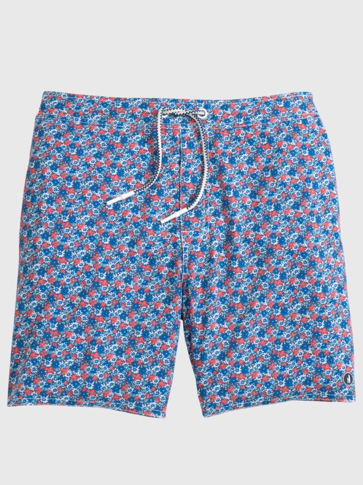 Johnnie-O Men's Freesia Half Elastic 7" Swim Trunk - Saint Bernard