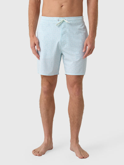 Johnnie-O Men's Anemone Swim Trunk - Saint Bernard