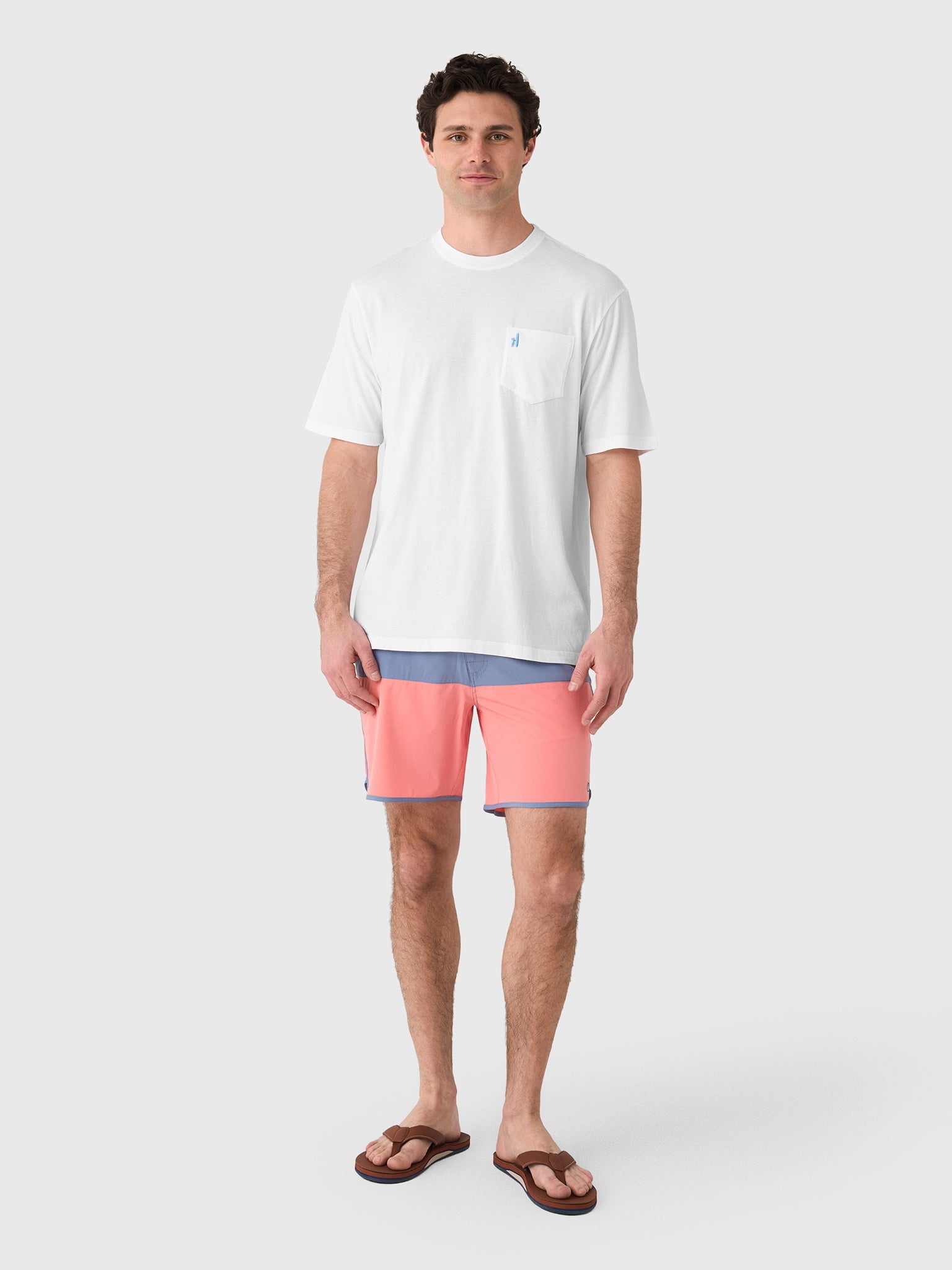 Johnnie-O Men's Tully Swim Trunk - Saint Bernard