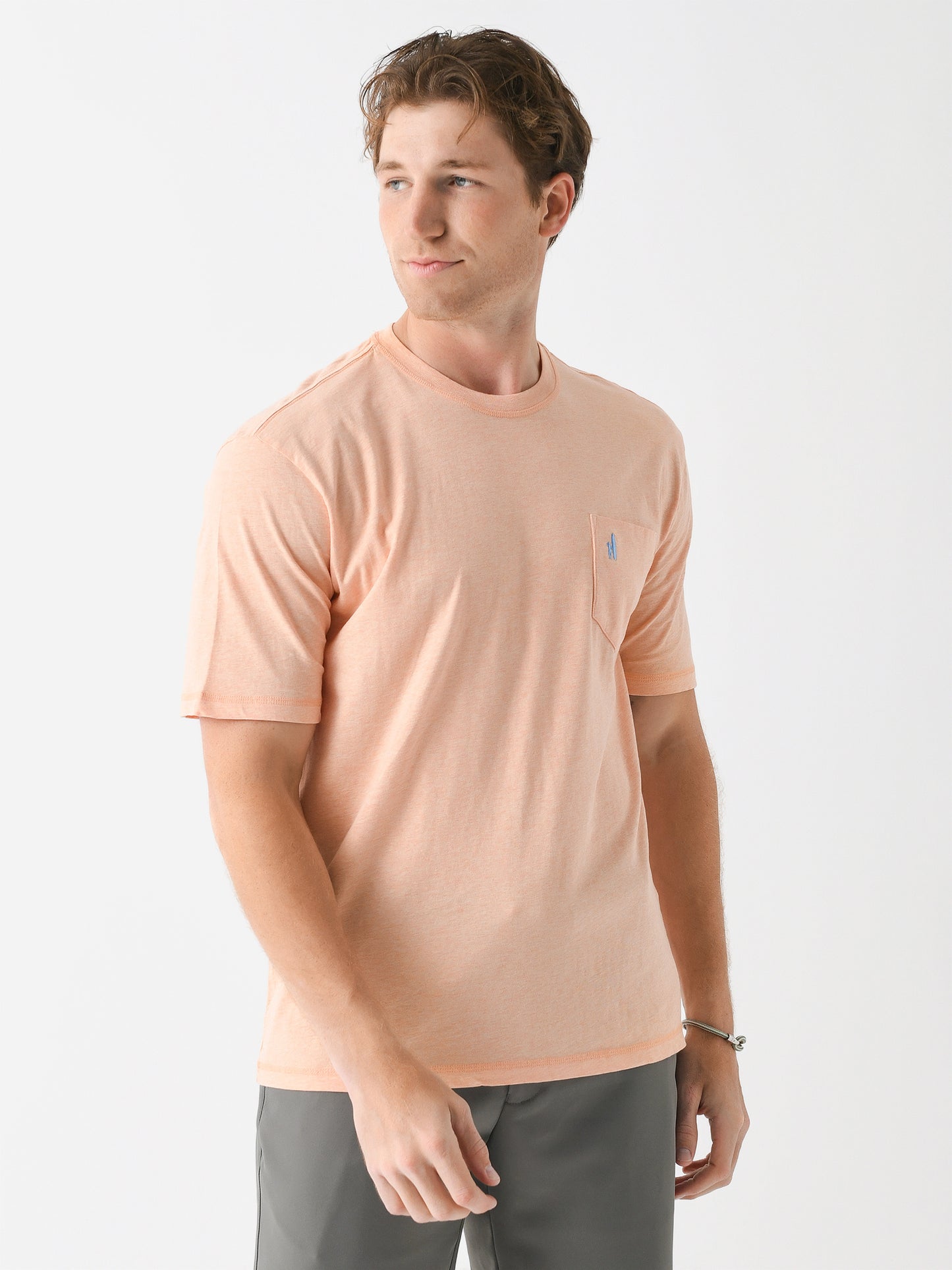 Johnnie-O Men's Heathered Dale T-Shirt - Saint Bernard