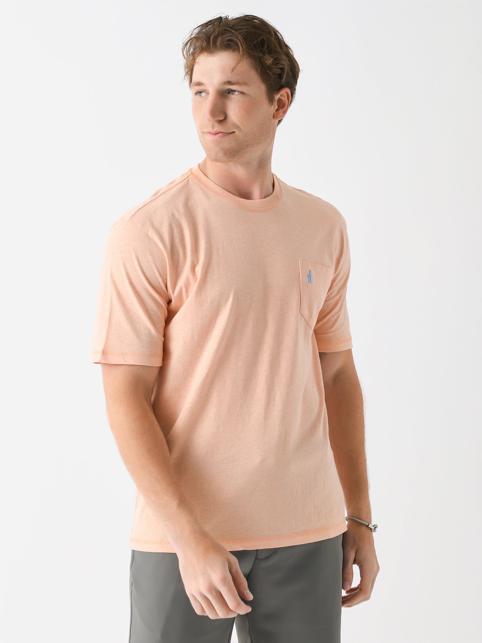 Johnnie-O Men's Heathered Dale T-Shirt - Saint Bernard