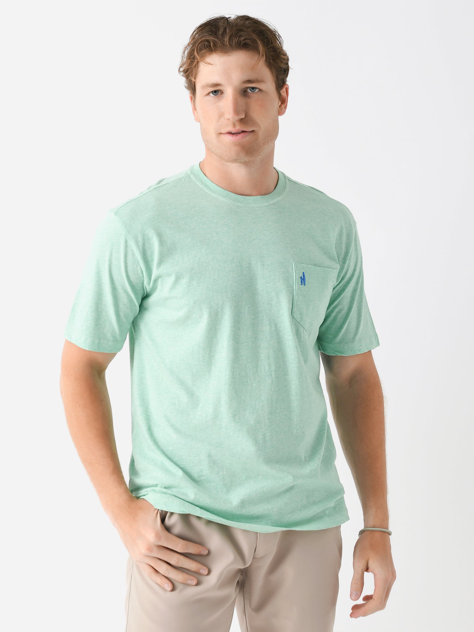 Johnnie-O Men's Heathered Dale T-Shirt - Saint Bernard