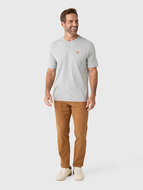Johnnie-O Men's Collegiate Heathered Spencer Cotton T-Shirt - Saint Bernard