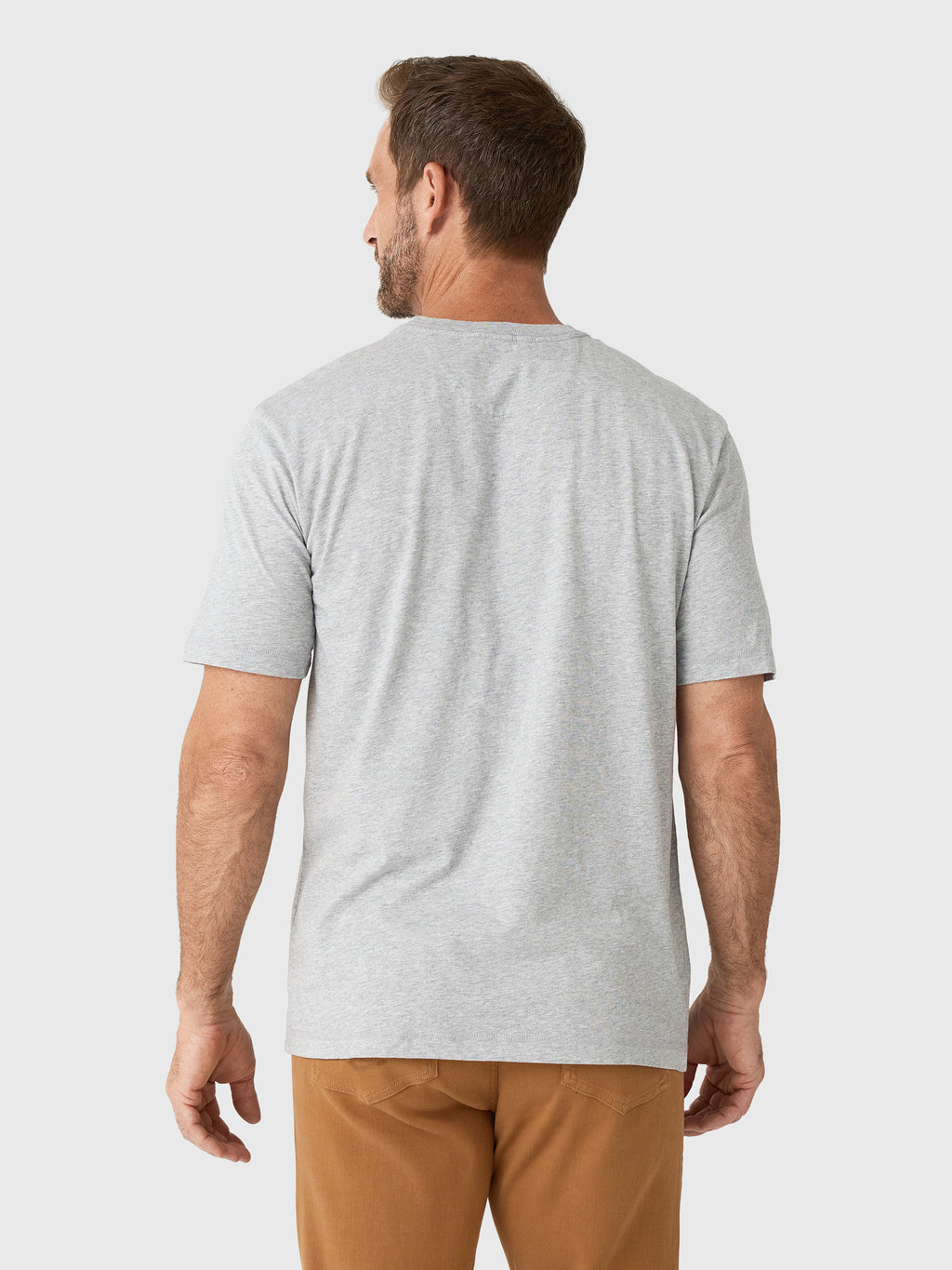 Johnnie-O Men's Collegiate Heathered Spencer Cotton T-Shirt - Saint Bernard