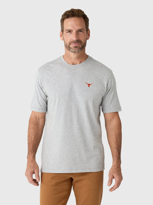 Johnnie-O Men's Collegiate Heathered Spencer Cotton T-Shirt - Saint Bernard