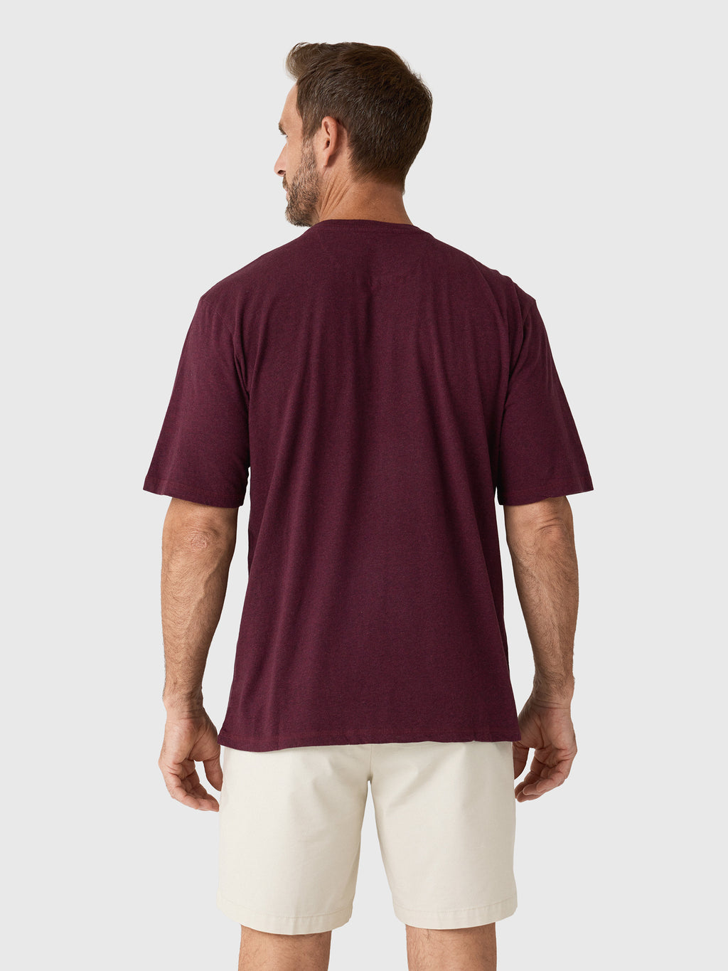 Johnnie-O Men's Collegiate Heathered Spencer Cotton T-Shirt - Saint Bernard