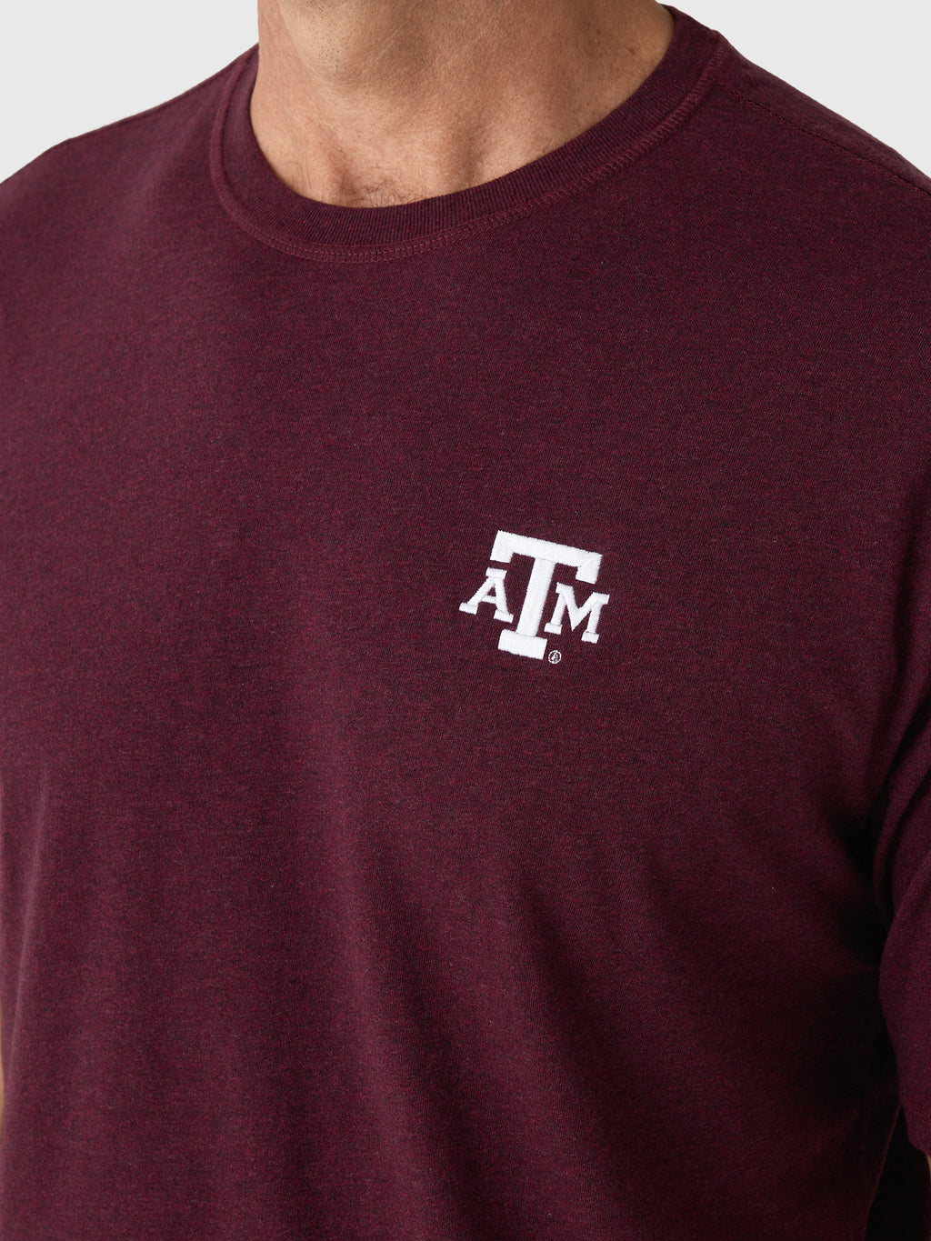 Johnnie-O Men's Collegiate Heathered Spencer Cotton T-Shirt - Saint Bernard