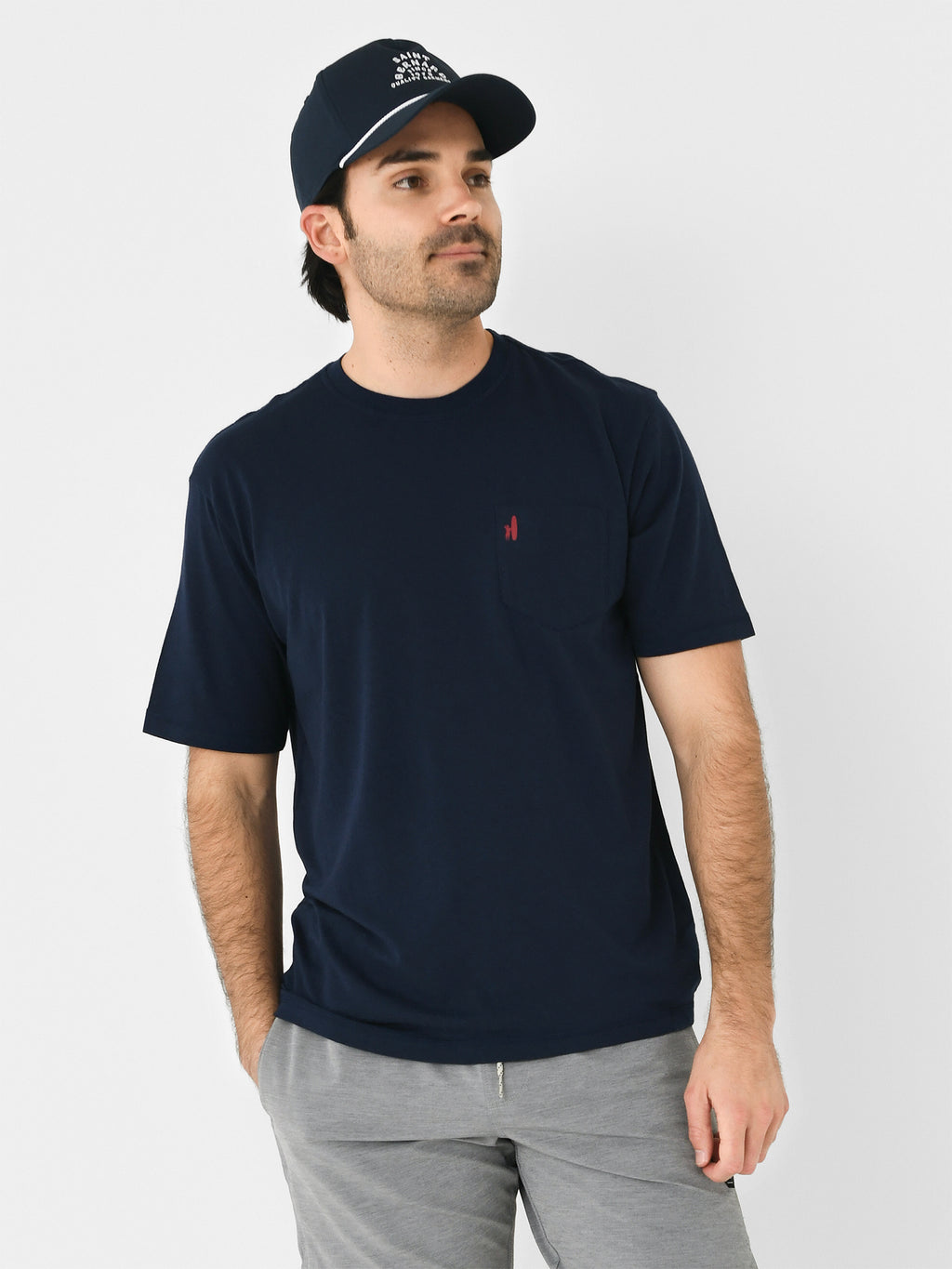Johnnie-O Men's Surfers + Stripes T-Shirt - Saint Bernard