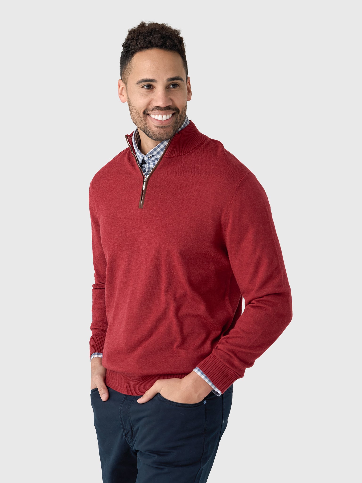 Johnnie-O Men's Raynor Merino Quarter-Zip Sweater | $138.90