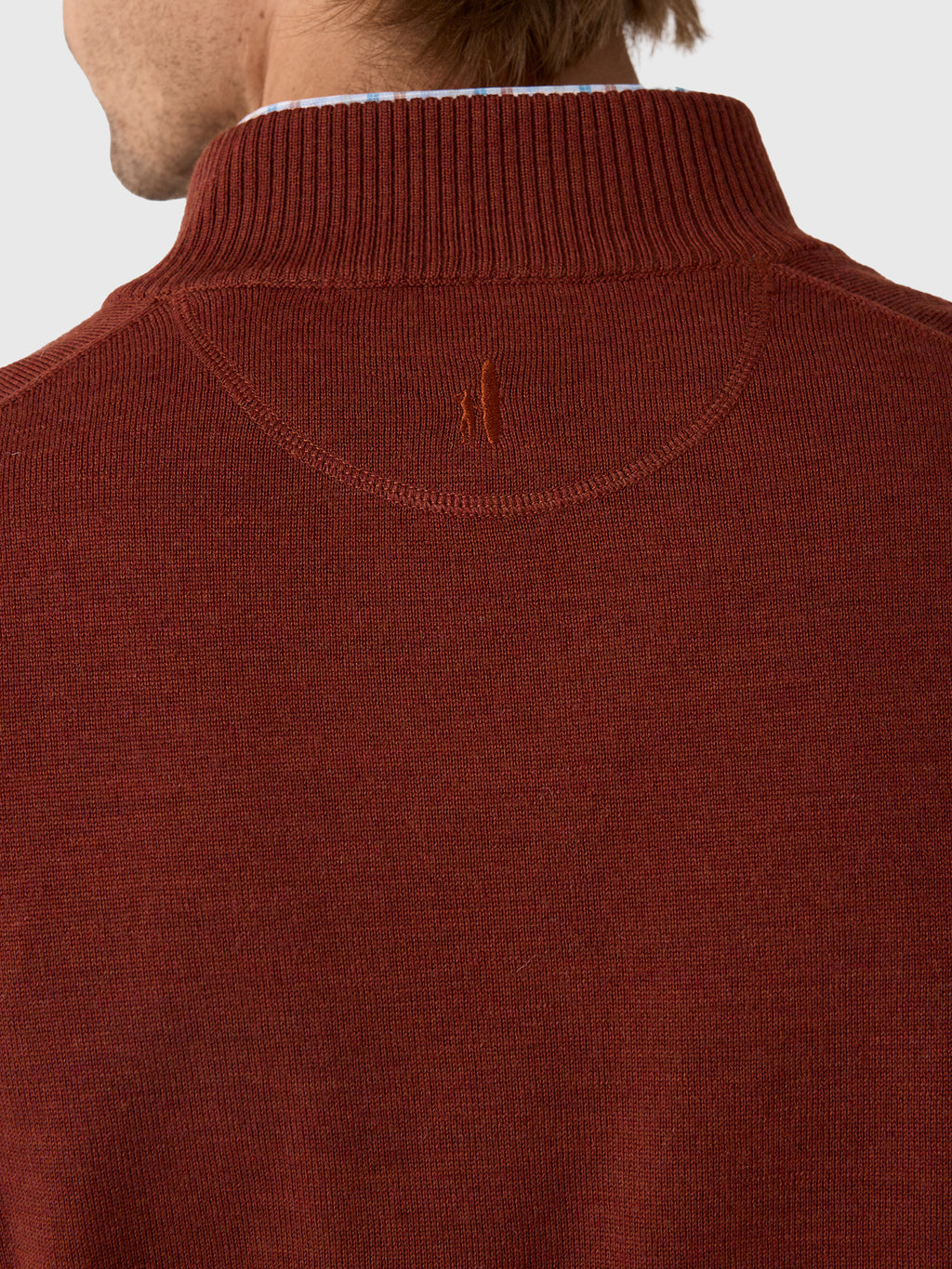 Johnnie-O Men's Raynor Merino Quarter-Zip Sweater - Saint Bernard