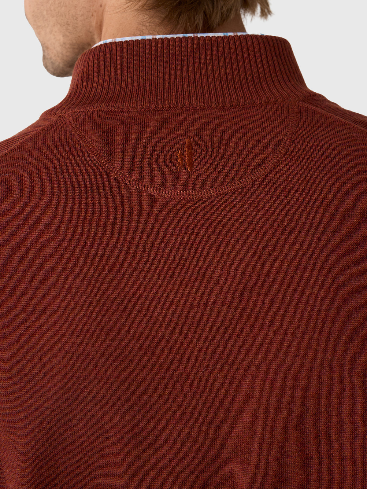 Johnnie-O Men's Raynor Merino Quarter-Zip Sweater - Saint Bernard