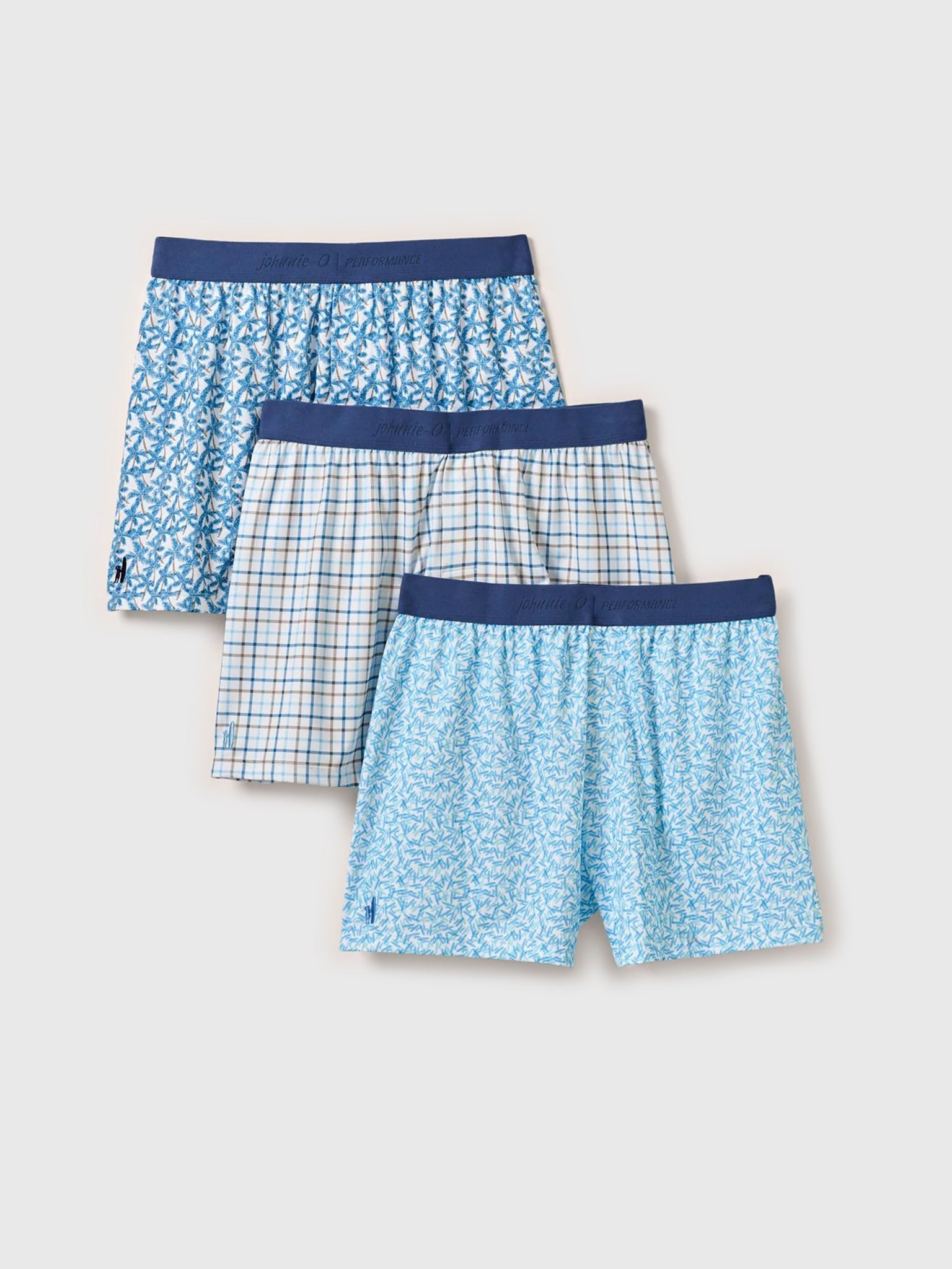 Johnnie-O Men's Performance Boxer Short Set - Saint Bernard