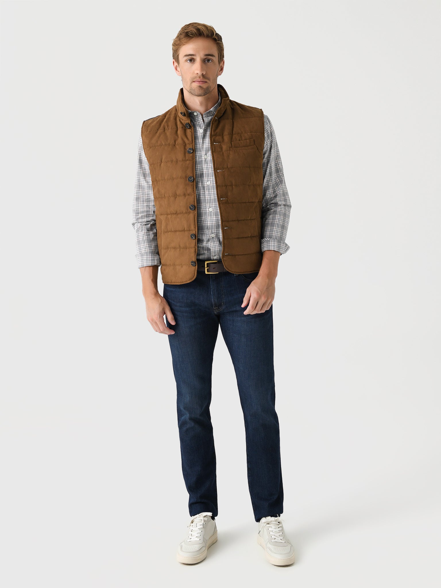 Johnnie-O Men's Pickens Quilted Vest | $398.00 | Saint Bernard